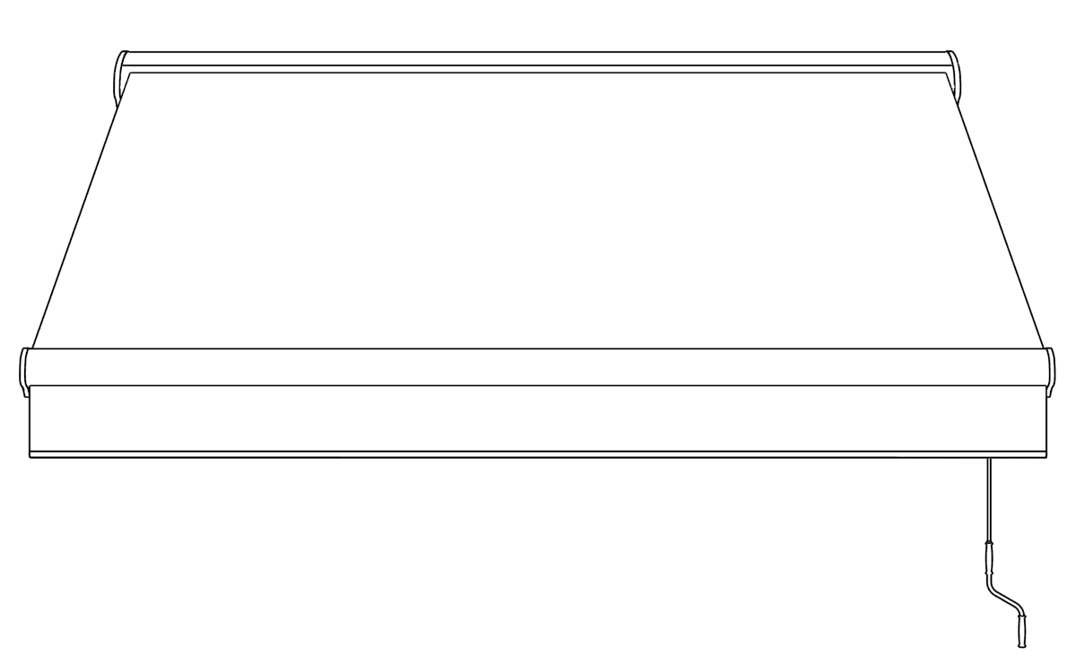 Prawa strona sterowania markizą