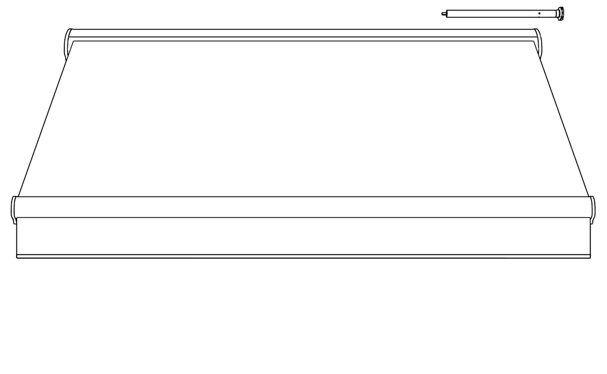 Prawa strona sterowania markizą