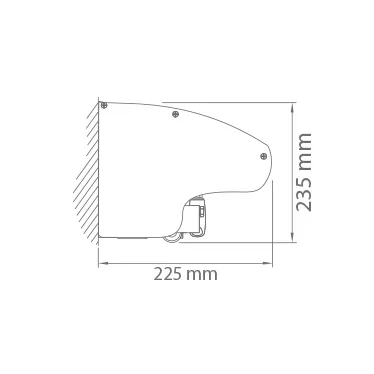 Markiza Jamaica montaż do ściany z daszkiem - markizy sklep online