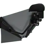 Markiza tarasowa Palladio półkseta czarna