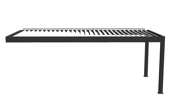 Pergola przyścienna typ C