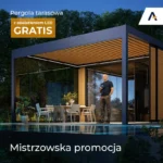 Pergola lamelowa z oświetleniem led gratis