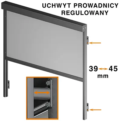 Uchwyt prowadnicy refleksola 39-45 mm