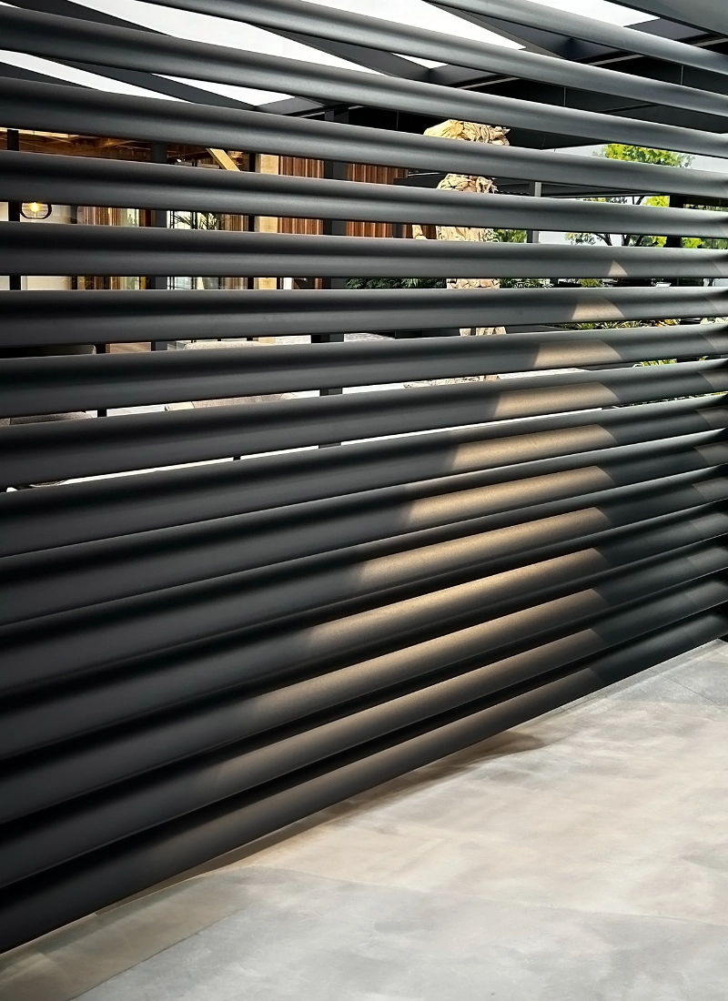 Ruchome deseczki aluminiowe do pergoli 6 Ruchome deseczki z aluminium