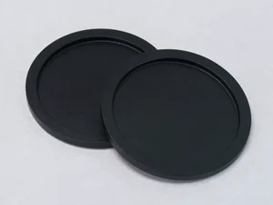 Uchwyt samoprzylepny do panela szklanego czarny okrągły