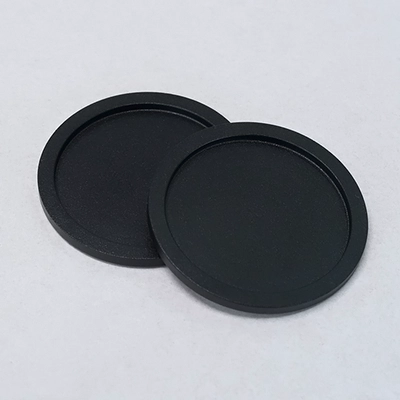 Uchwyt samoprzylepny do panela szklanego czarny okrągły