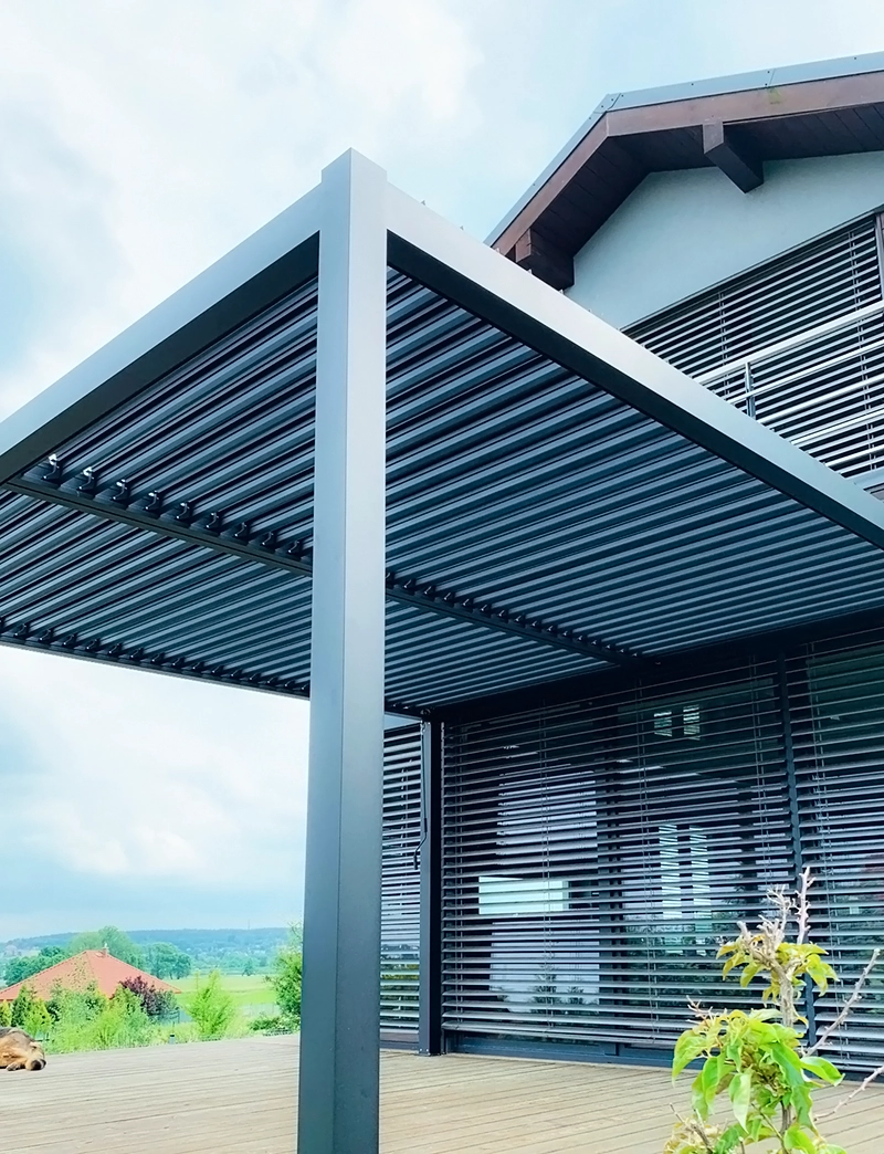 Pergola lamelowa ręczna Opole