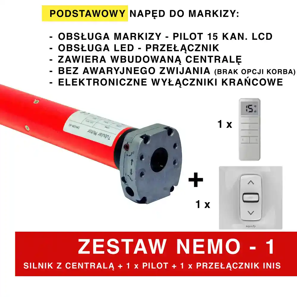 Zestaw nr 1 - napęd do markizy Corsica