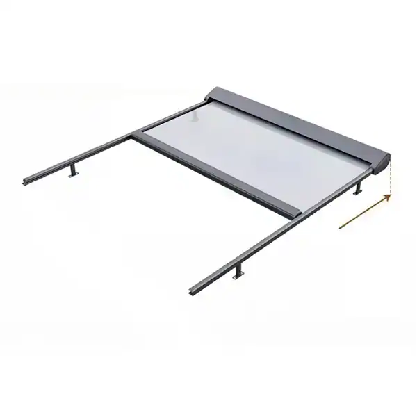 Prawa strona sterowania rolety na zadaszenie tarasowe