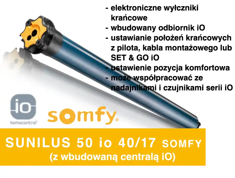 Silnik Somfy Sunilus 50 io