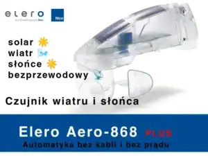 Czujnik wiatru i słońca Elero Aero-868 PLUS