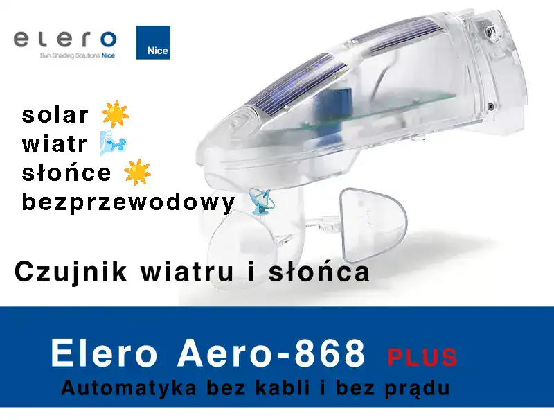 Czujnik wiatru i słońca Elero Aero-868 PLUS