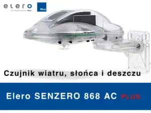 Czujnik wiatru, słońca i deszczu Elero Senzero 868 AC PLUS