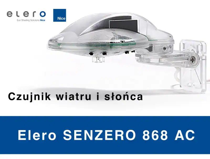 Czujnik wiatru i słońca Elero Senzero 868 AC
