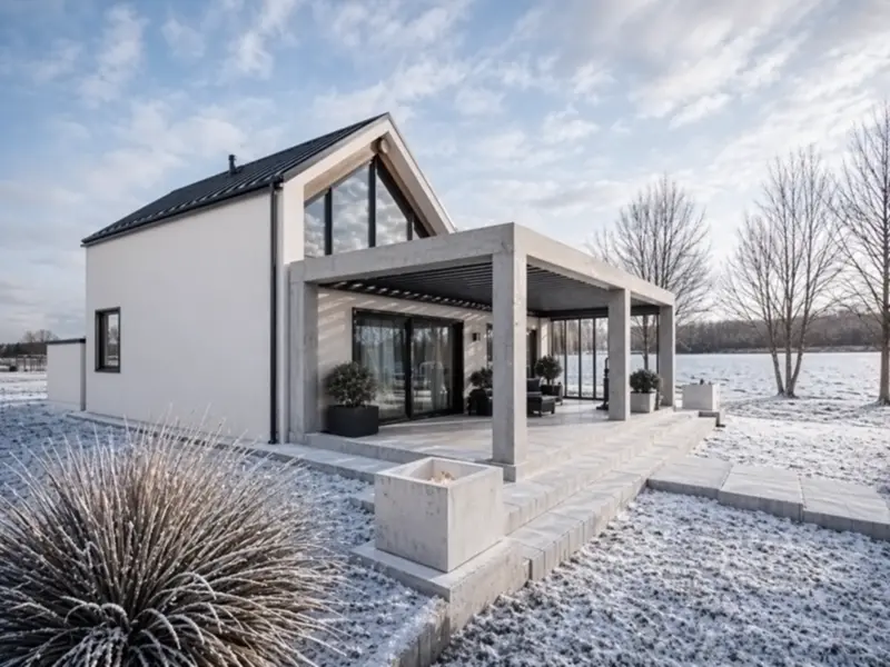 dach lamelowy do opaski betonowej
