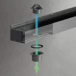 Dach lamelowy SB400 R lamele obracane odprowadzenie wody