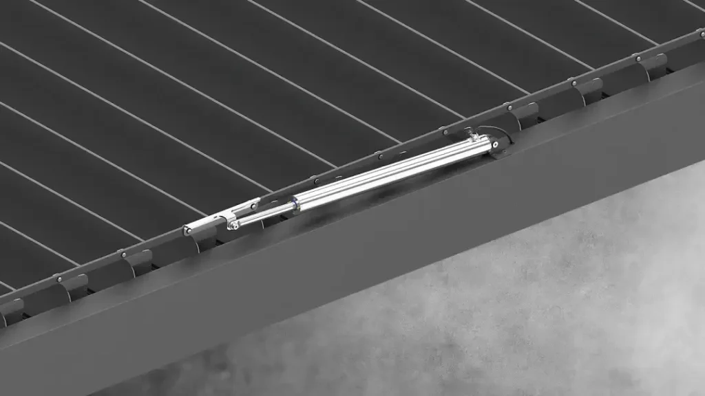 Dach lamelowy SB400 R lamele obracane - napęd