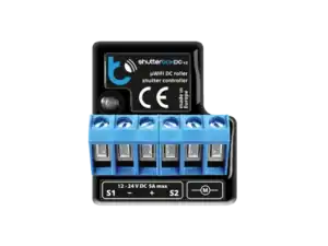 Sterownik pergoli BleBox DC - regulacja lameli i dachu z pilotem 6 kanałowym