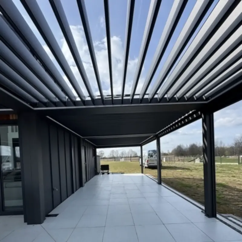 Pergola SB450 przyścienna montaż do ściany