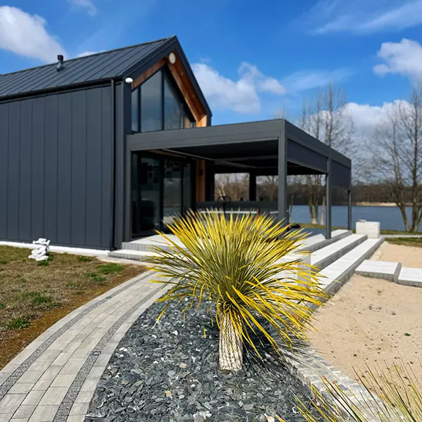 Pergola SB450 zabudowa boczna screen