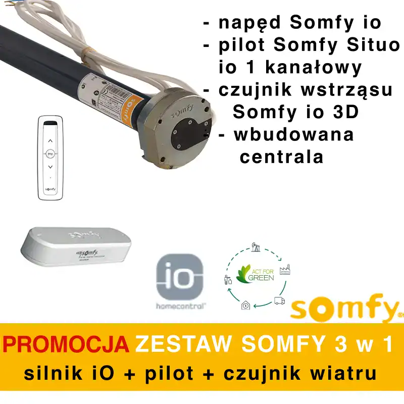Zestaw Somfy promocja 3 w 1