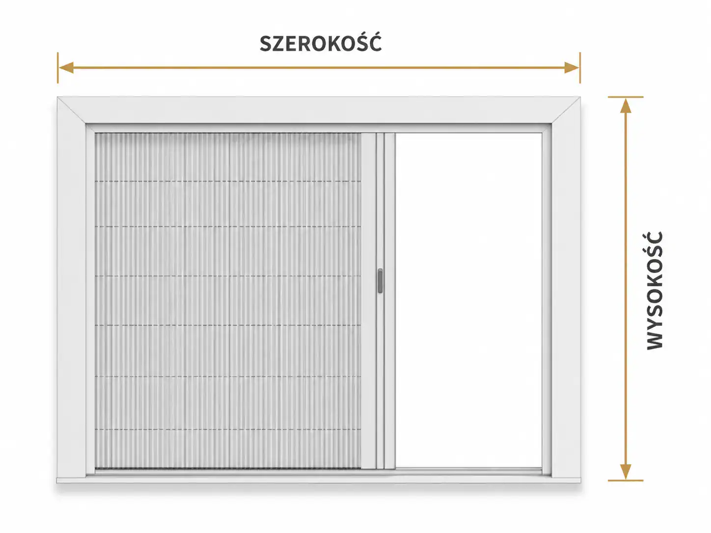 Jak zmierzyć moskitierę plisowaną