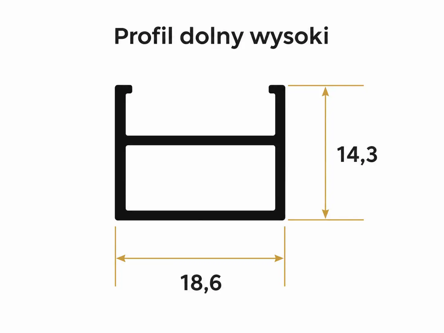 Moskitiera plisowana profil dolny wysoki
